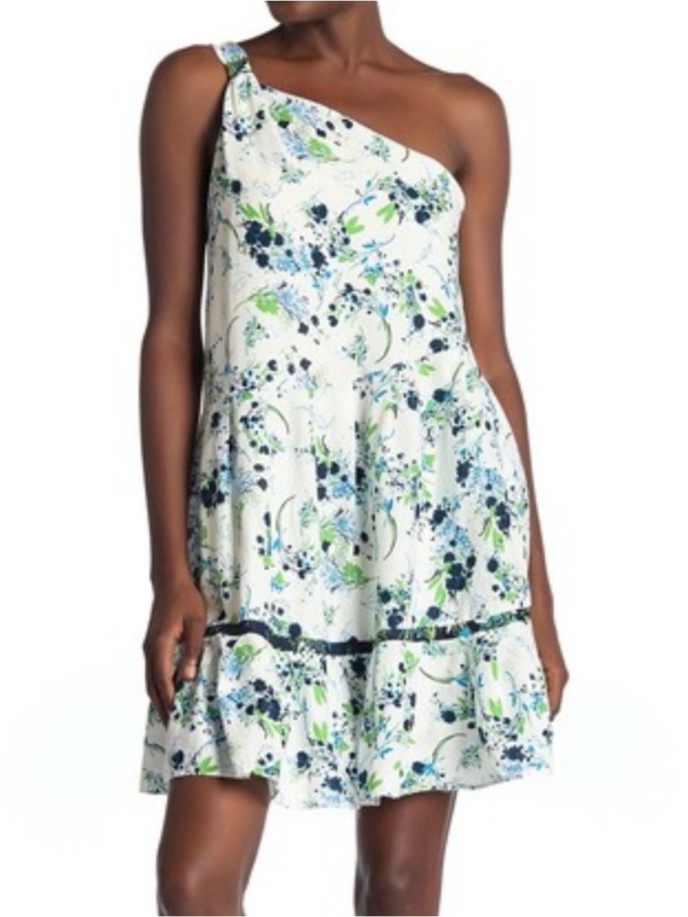 Free People NWT All Mine Minidress White Blue